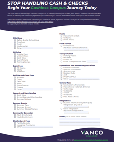 Cashless Campus checklist