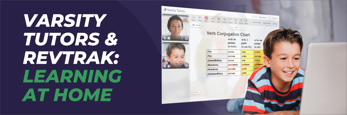 Varsity Tutors & RevTrak: Learning At Home