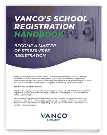 Vanco's School Registration Handbook