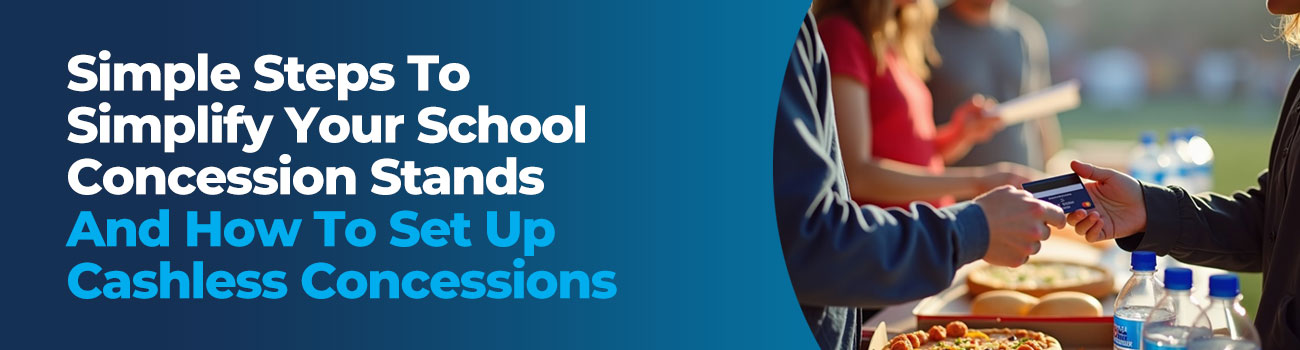 Get rid of the hassles with cashless concessions at your events