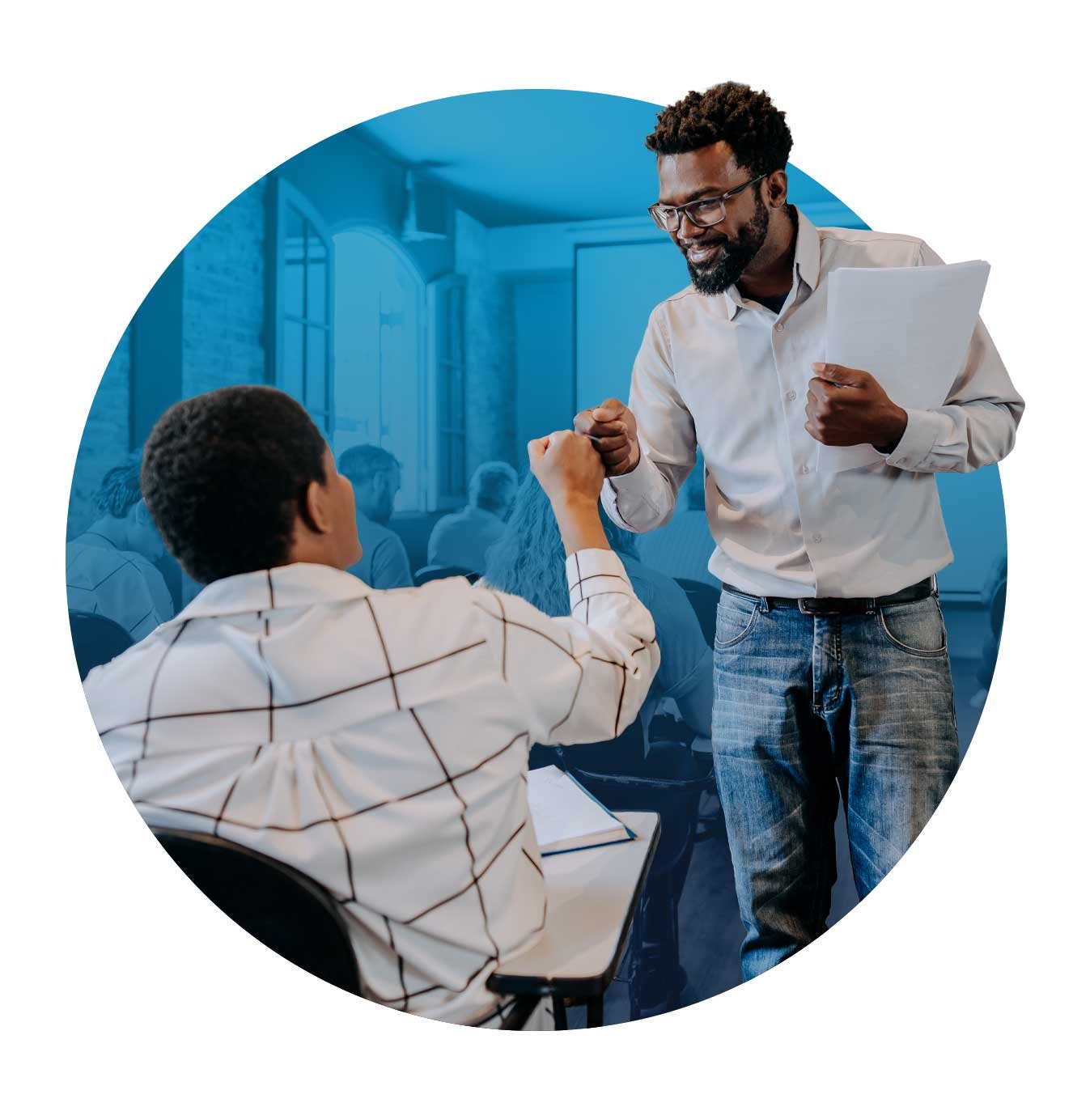 adult-ed-teacher-student-fistbump