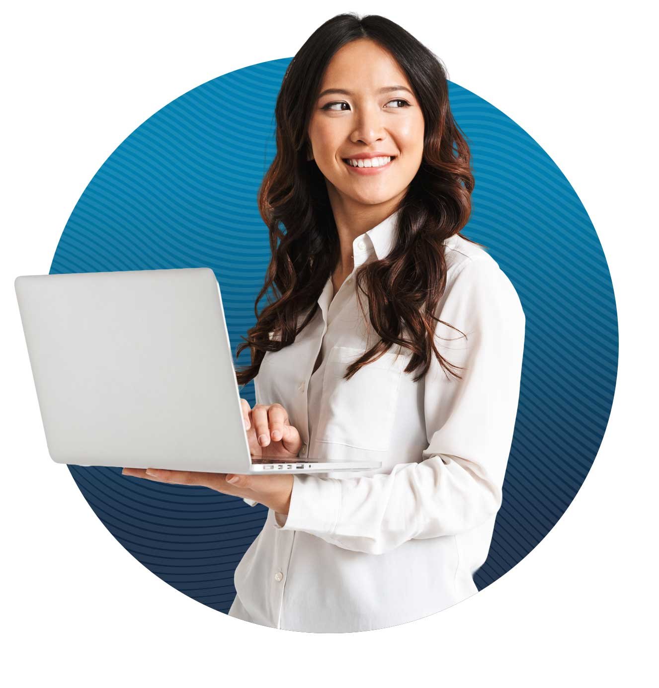 happy-woman-holding-laptop