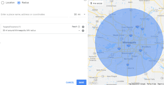 Daycare Advertising Blog Screenshot- Radius Targeting Google Ads
