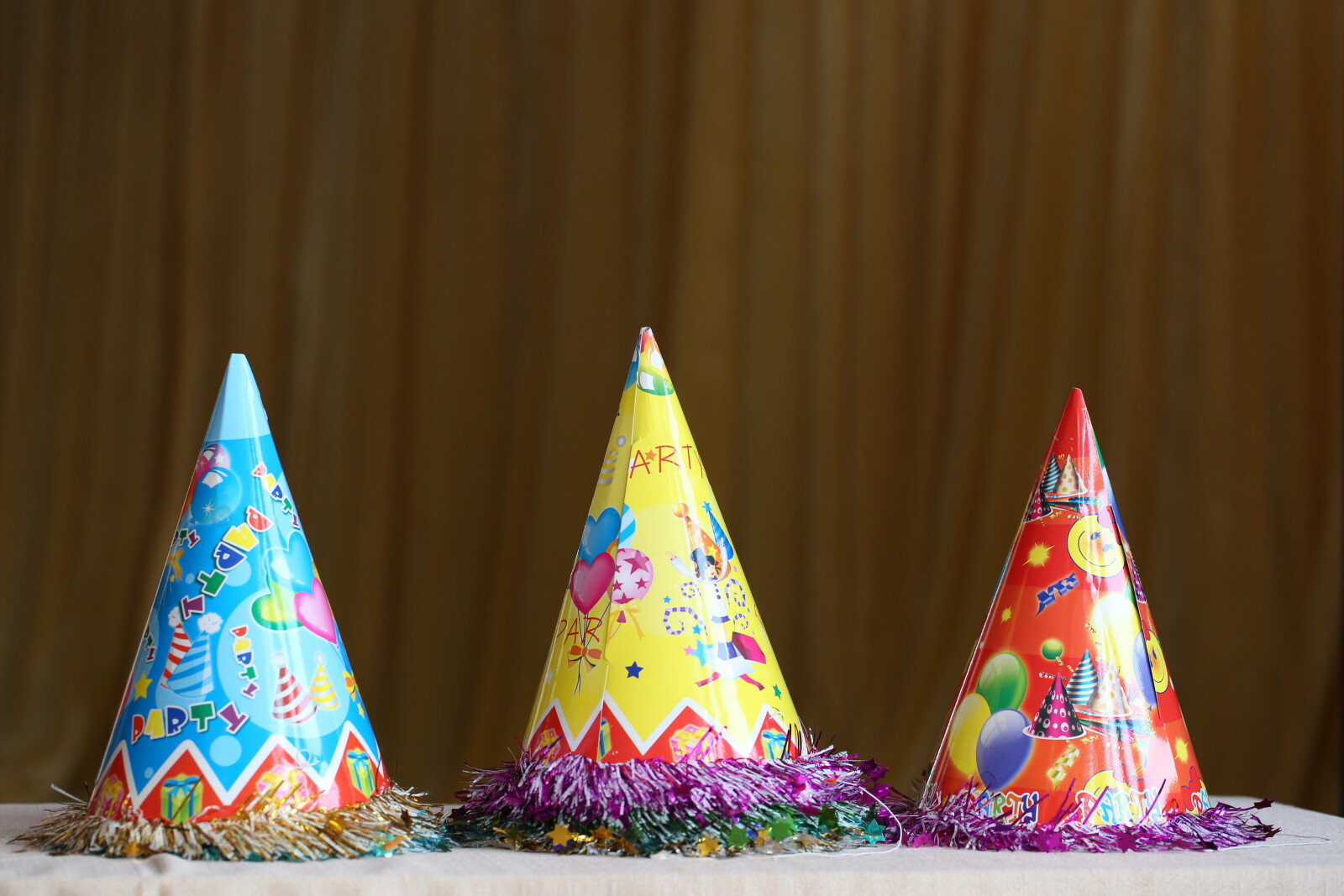 Party hats for a preschool graduation party