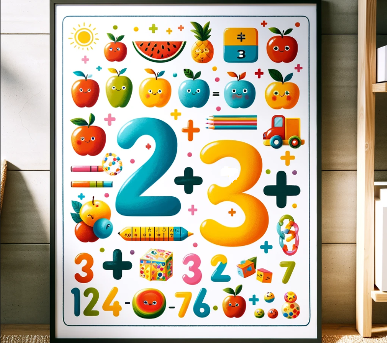 Preschool Math Activity Board