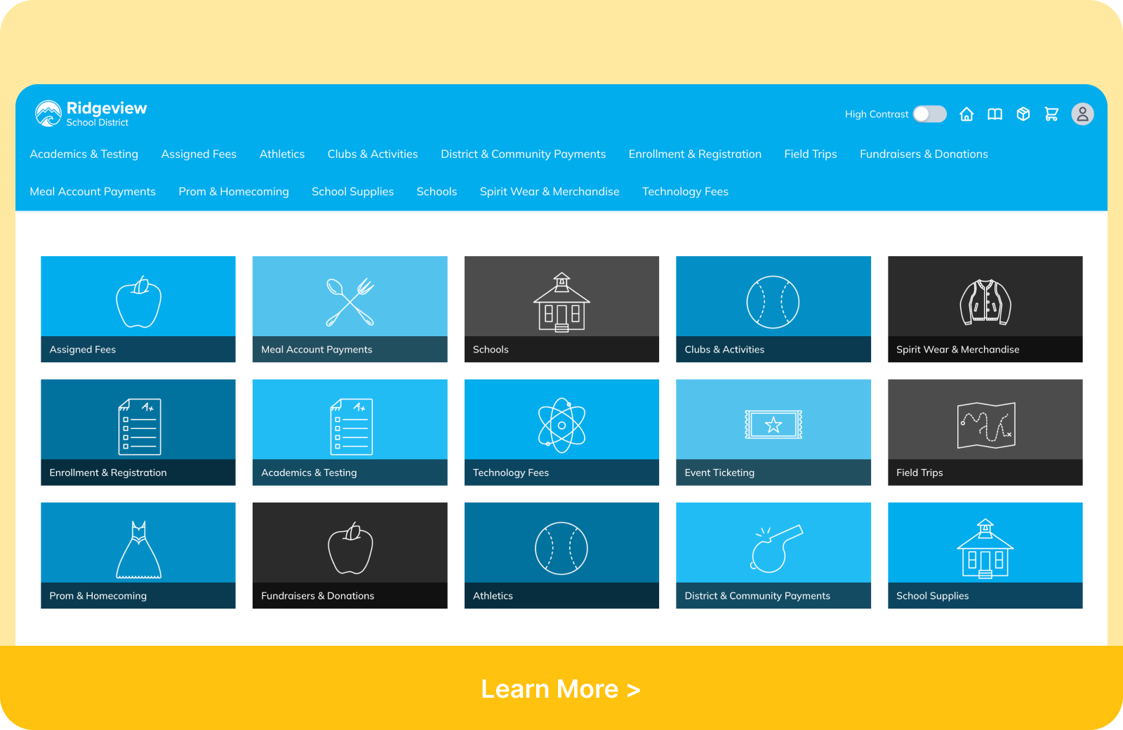 Refreshed Webstore experience