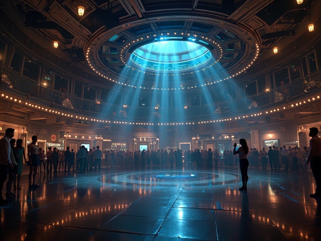 Science Fiction Themed Homecoming Setting